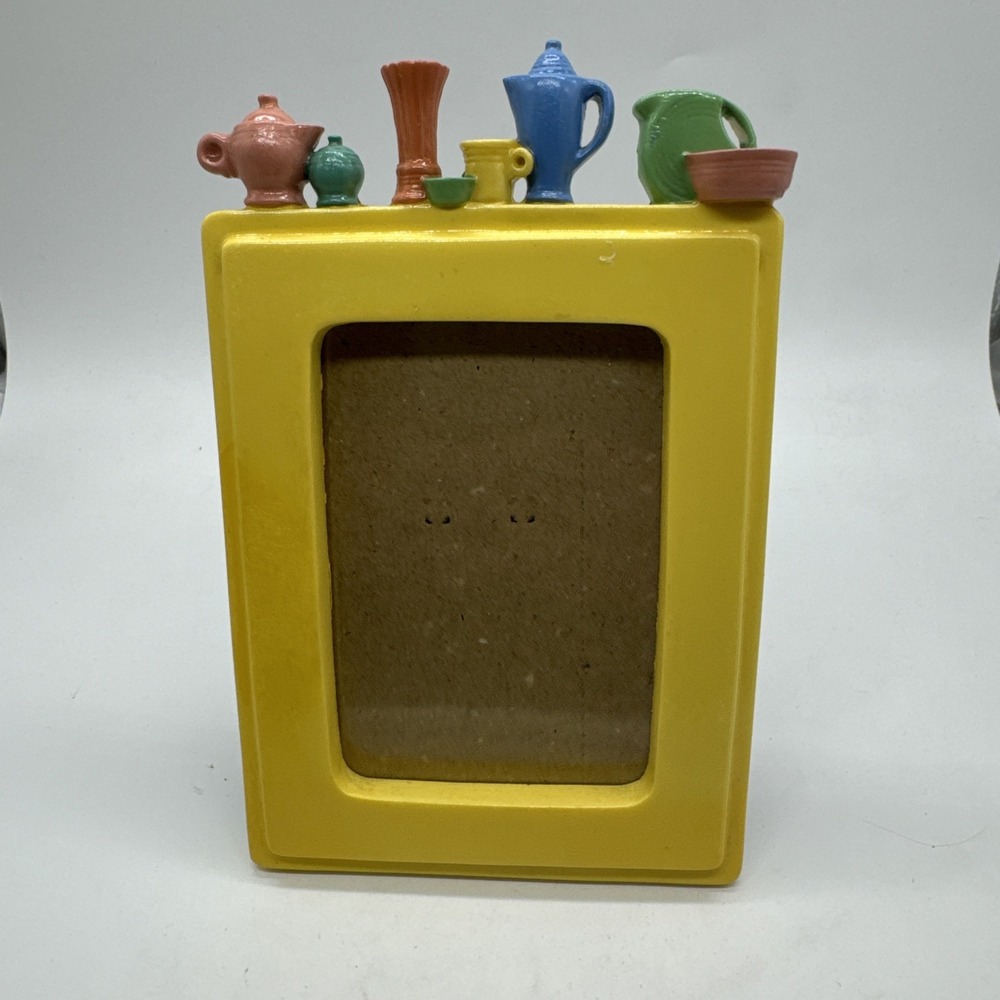 Picture Fiesta Photo Frame Rare Fits 3.25" X 4.5" Photo Fiestaware